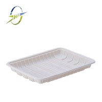 Disposable fruit packaging tray