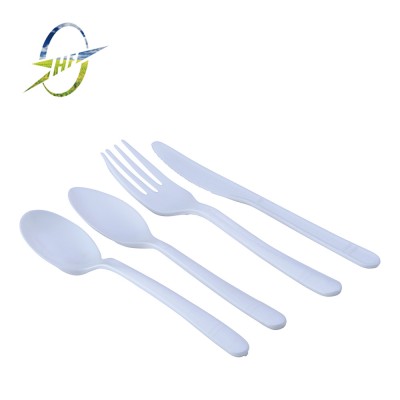 PLA biodegradable fork 6" for fruit and cake