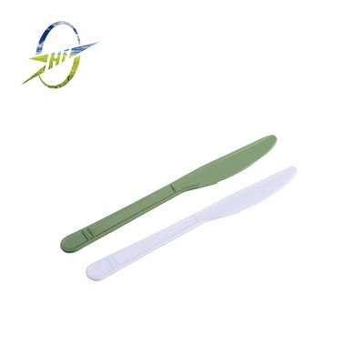 PLA biodegarable knives compostable cutlery