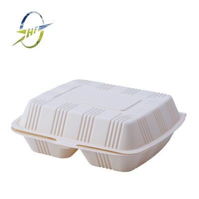 Biodegradable take away food packaging box